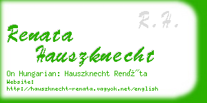renata hauszknecht business card